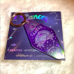 Cancer Astrology Iridescent Key Chain